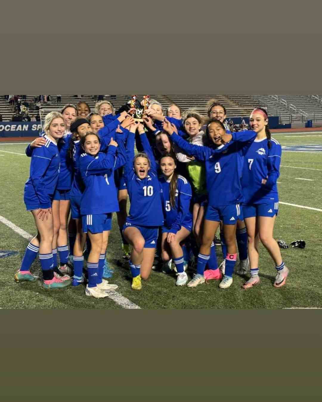 Molly Noblitt with her friends