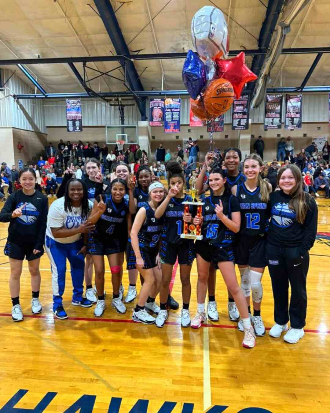 Molly Noblitt with her friends