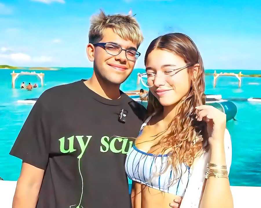 Chloe Parker with her Boyfriend N3on