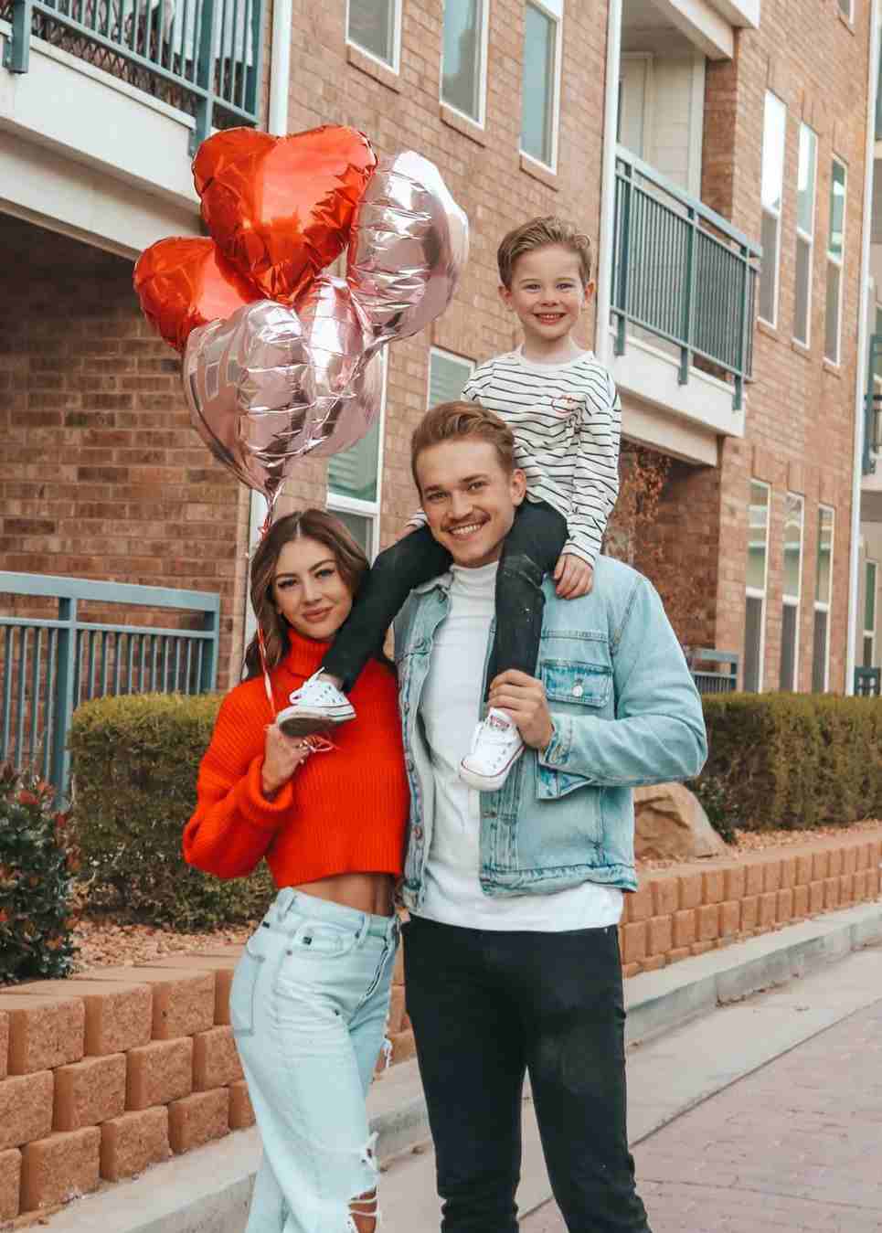 Izzy Larsen with her Husband