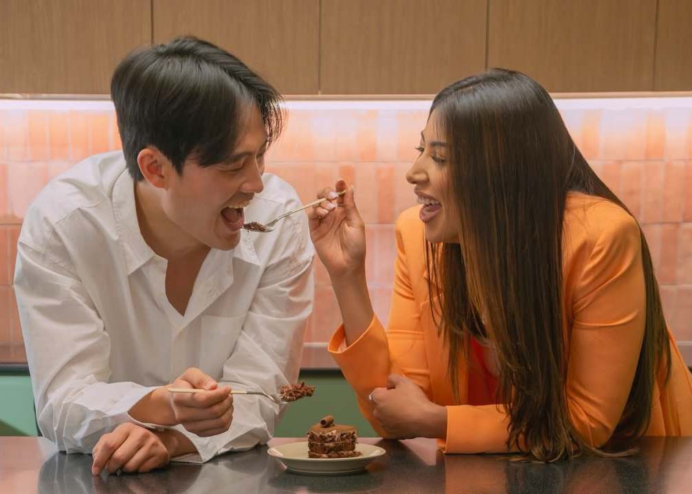 Morena Monaco with her Korean boyfriend Suwoong